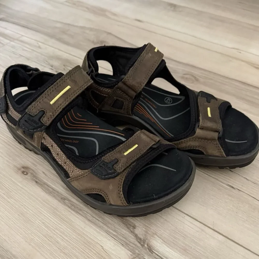 Ecco Yucatan Men's Sandals Size 42 USA Hiking Rugged Size 8/8.5